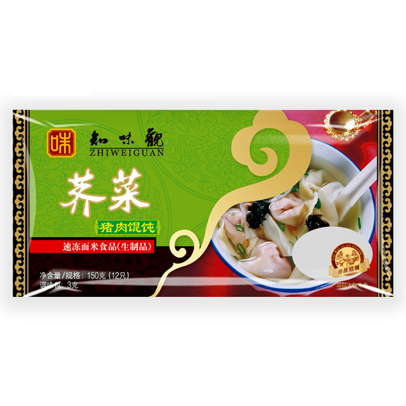 知味观荠菜猪肉馄饨150g