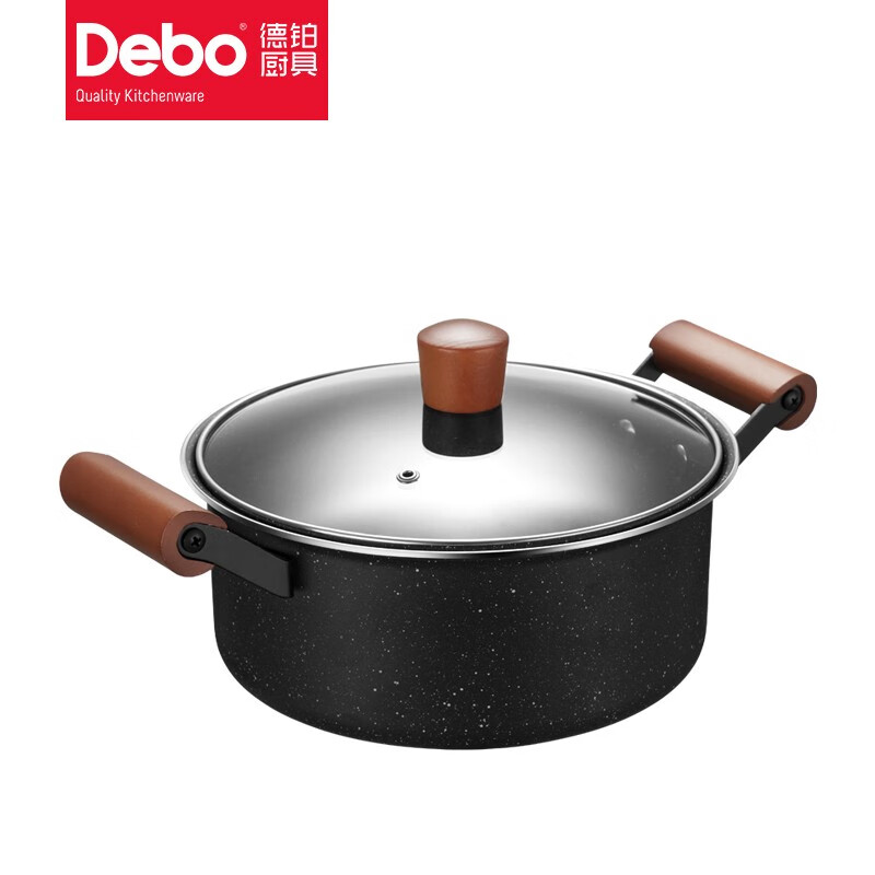 德铂(Debo)尼古拉斯套装锅具炒锅煮锅奶锅DEP-725高清大图