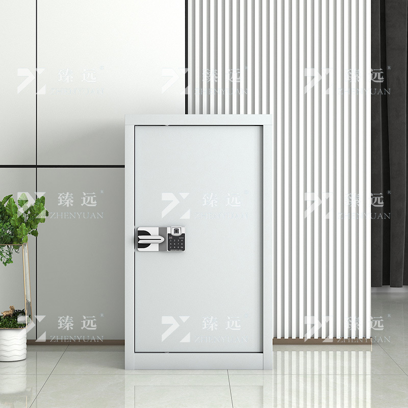 臻远 ZYJJ-80035 单门保密柜 智能指纹锁 灰白色 长550*宽420*高960mm 单位:1台