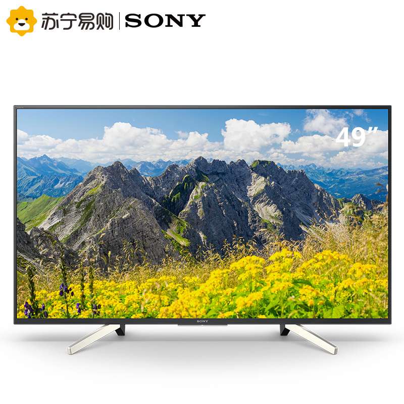 索尼(SONY)KD-49X7500F 49英寸 4K液晶 HDR智能电视 纤巧窄边框