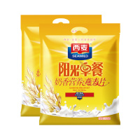 西麦西澳阳光燕麦片早餐 即食冲饮奶香700g*2袋营养小袋装即食麦片