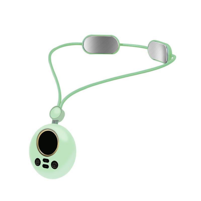 白色ems脉冲颈椎加热按摩仪脖子按摩器多功能护颈仪颈椎仪按摩器