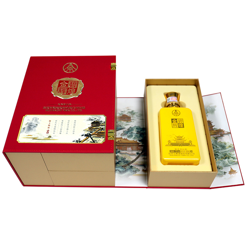 五粮液股份公司出品 金碧辉煌四大名楼 52度 500ml*4瓶 浓香型白酒