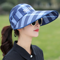 shanchao帽子女士可折叠太阳帽遮阳帽夏天休闲百搭出游遮脸潮韩版夏季