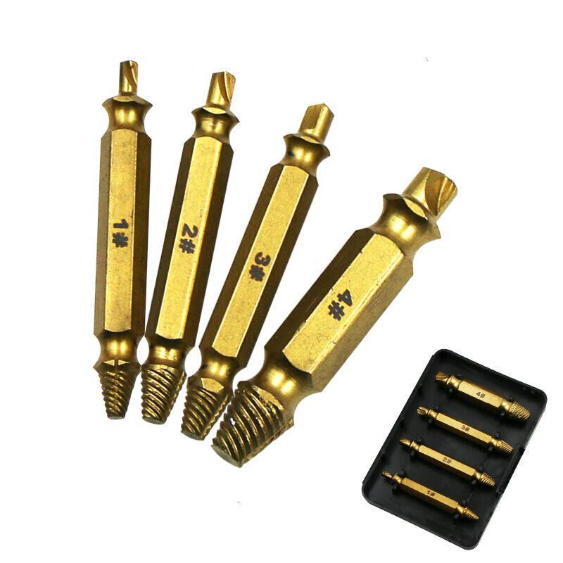 BONJEAN断丝取出器内六角滑丝螺丝高强度断头工具定制 1#/2#/3#/4#(S2镀钛材质)盒装经济款 默认尺寸