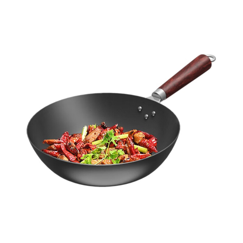 苏泊尔(SUPOR) 家用炒锅烘焙烹饪煎炒锅厨用锅具明火专用铁锅 VC32BH01高清大图