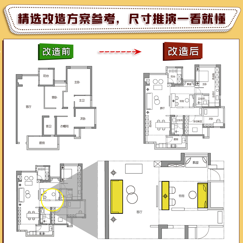 [正版图书]装修锦囊用对尺寸好好住 设计案例效果图全屋定制建筑类书籍书灰糖住宅设计解剖书装修设计室内装修自学设计住宅