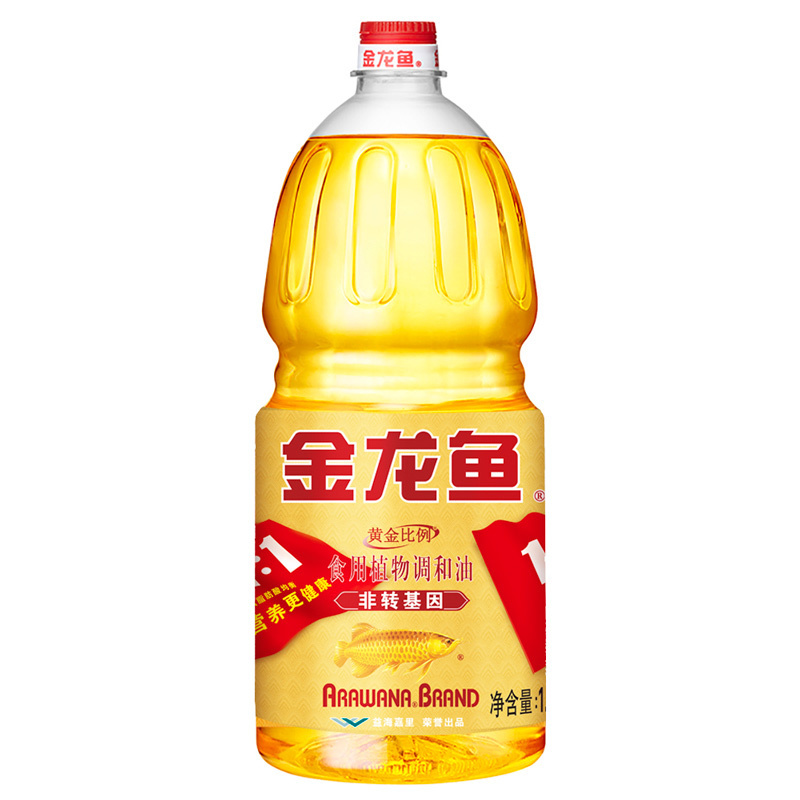 金龙鱼黄金比例非转基因调和油1.8l