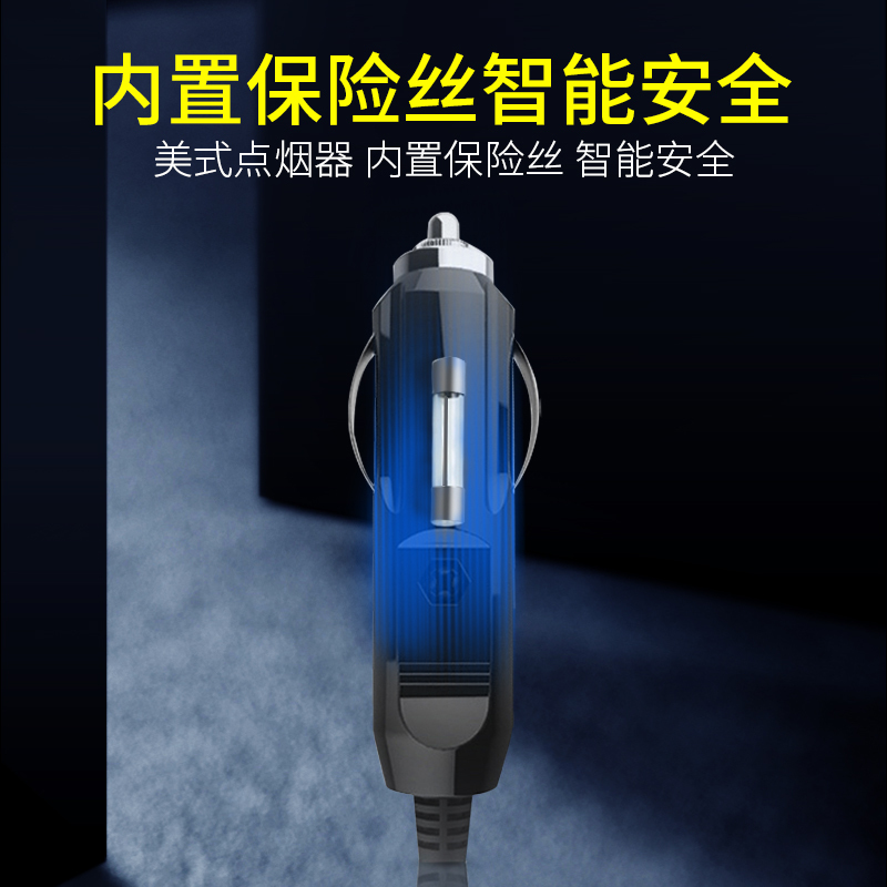 巨木 双缸车载充气泵12V便携式轮胎打气泵海绵提手汽车加气泵气筒