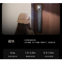凯迪仕(Kaaas)指纹锁可视猫眼监控摄像智能门锁 人脸识别智能锁 Q20F Pro
