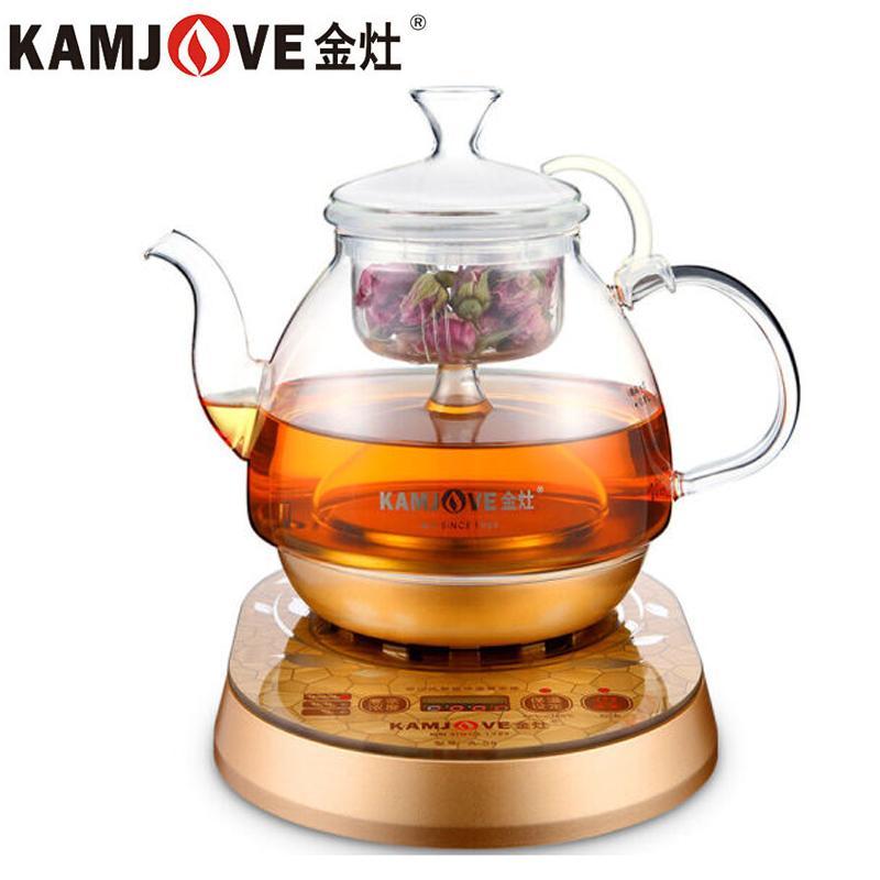 金灶(KAMJOVE)A-55 全自动电水壶煮茶器 黑茶煮茶壶养生壶 玻璃蒸汽烧茶壶电茶壶