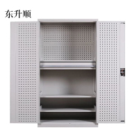 东升顺工具柜加厚铁皮储物柜工厂车间用带抽屉汽修多功能收纳柜通门内一抽柜灰白色