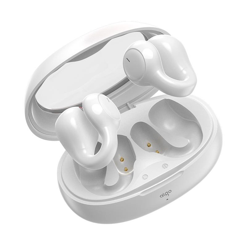 爱国者(AIGO) TWS蓝牙耳机耳夹式 TJ170 白色