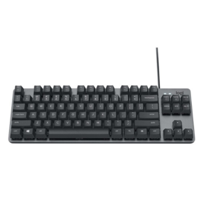 罗技(Logitech) K835机械键盘 有线键盘 游戏办公键盘 84键 黑色 TTC轴 红轴