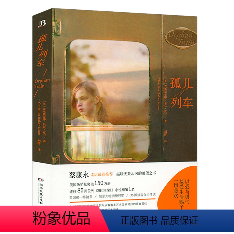 孤儿列车 【正版】孤儿列车全译本 贝克·克兰代表作外国文学温情暖心心灵成长小说同特别的女生萨哈拉云雀与少年穿条纹衣服的男