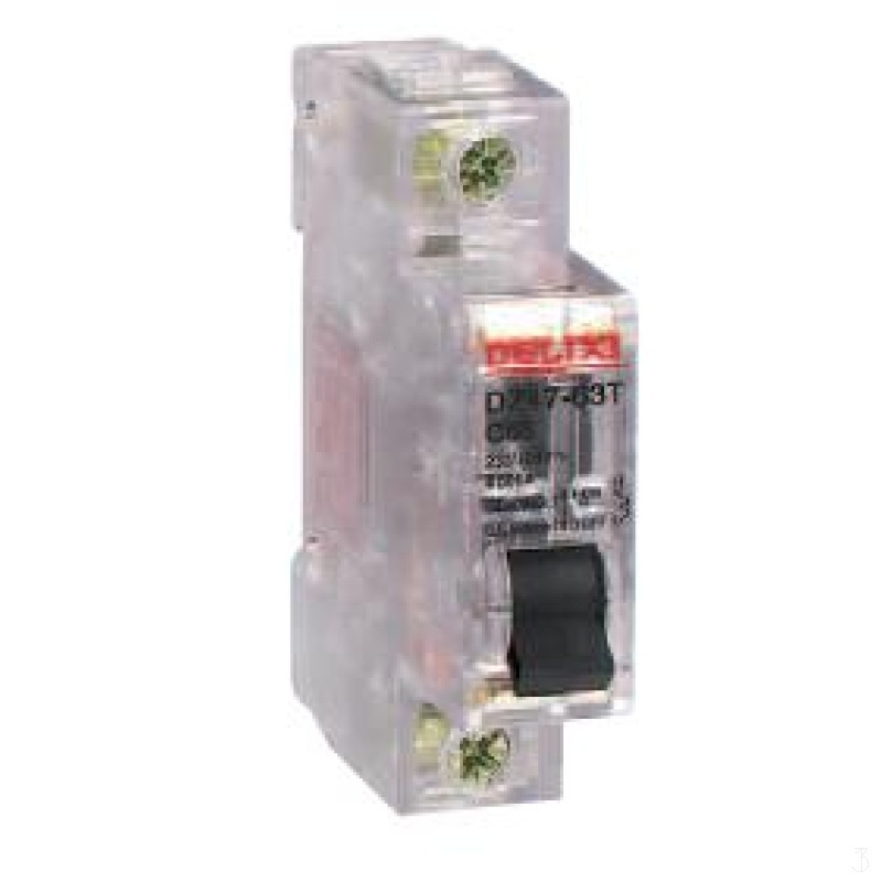 德力西 DELIXI ELECTRIC DZ47 1P C 40A 小型断路器 DZ47 透明壳 1P C 40A.