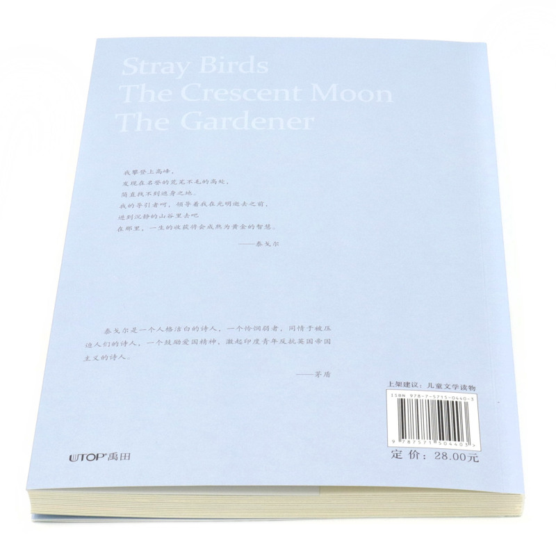 飞鸟集新月集园丁集(泰戈尔专集经典彩绘本)/美冠纯美阅读书系 [正版]飞鸟集新月集园丁集(泰戈尔专集经典彩绘本)/美冠纯高清大图