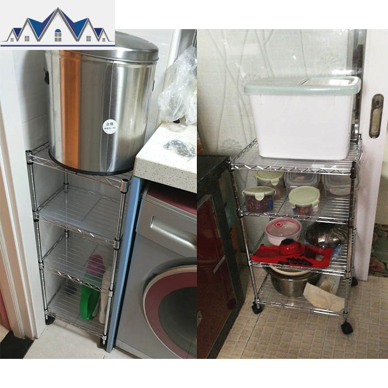 厨房缝隙置物架宽20/25/30cm夹缝收纳架窄缝小空间橱柜边墙角锅架 三维工匠高清大图