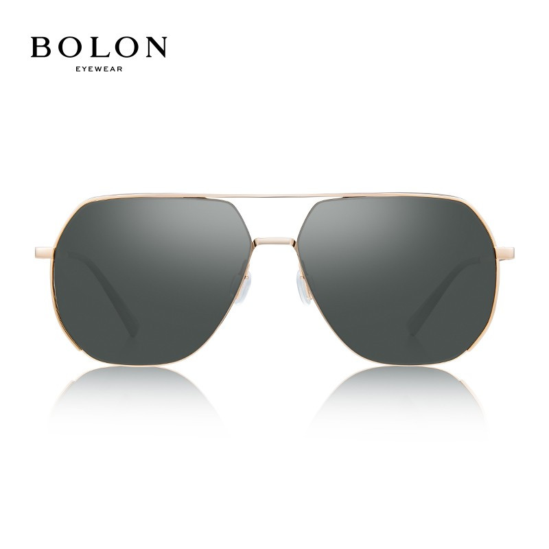 暴龙眼镜男 高清偏光太阳镜 新款飞行员框墨镜 驾驶镜 bl7021 c60