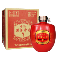 [李渡官方旗舰店]李渡高粱酒国保古窖封坛原浆酒粮食白酒高度酒60度2.5升粮食酒江西酒坛装酒