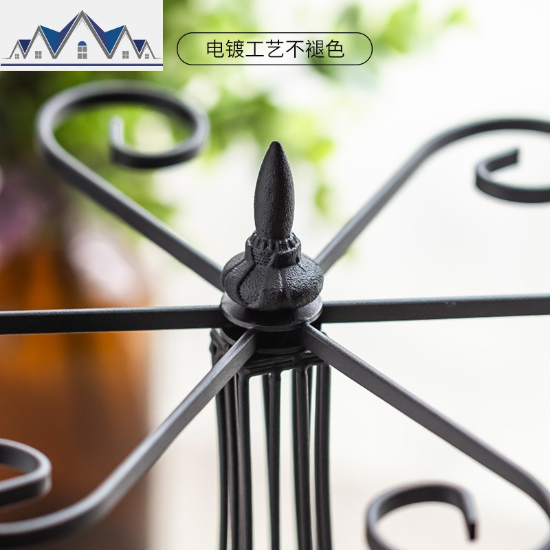 创意欧式红酒架酒杯架倒挂摆件高脚杯架酒杯架子酒柜装饰家用 三维工匠收纳层架高清大图