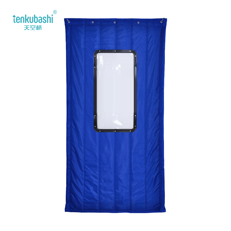 天空桥 棉门帘 MML-120宝蓝色40*80cm六层棉 平方米高清大图