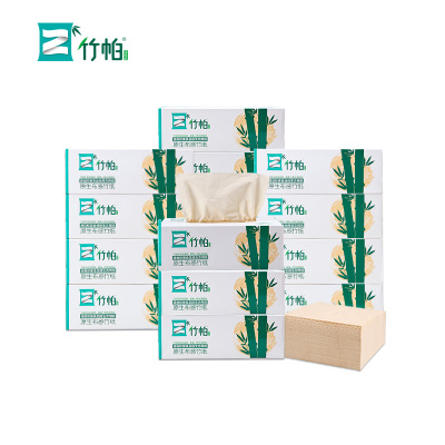 竹帕 商务盒抽面巾纸190mm*190mm（200张） 100抽/盒