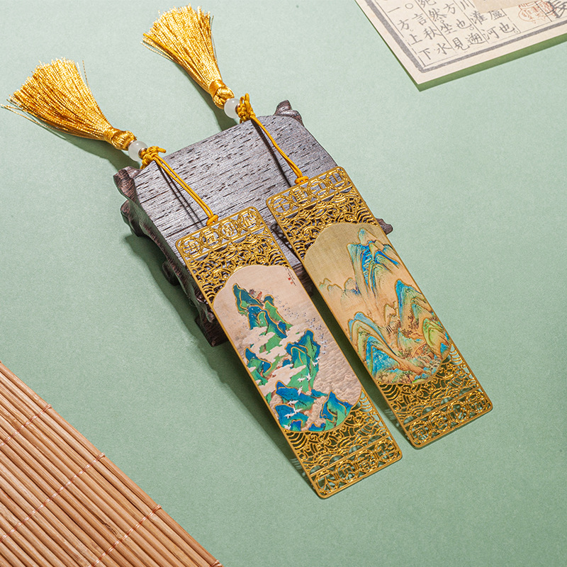 拓栢 古风文创金属书签礼品套装 BW-36C 盒高清大图