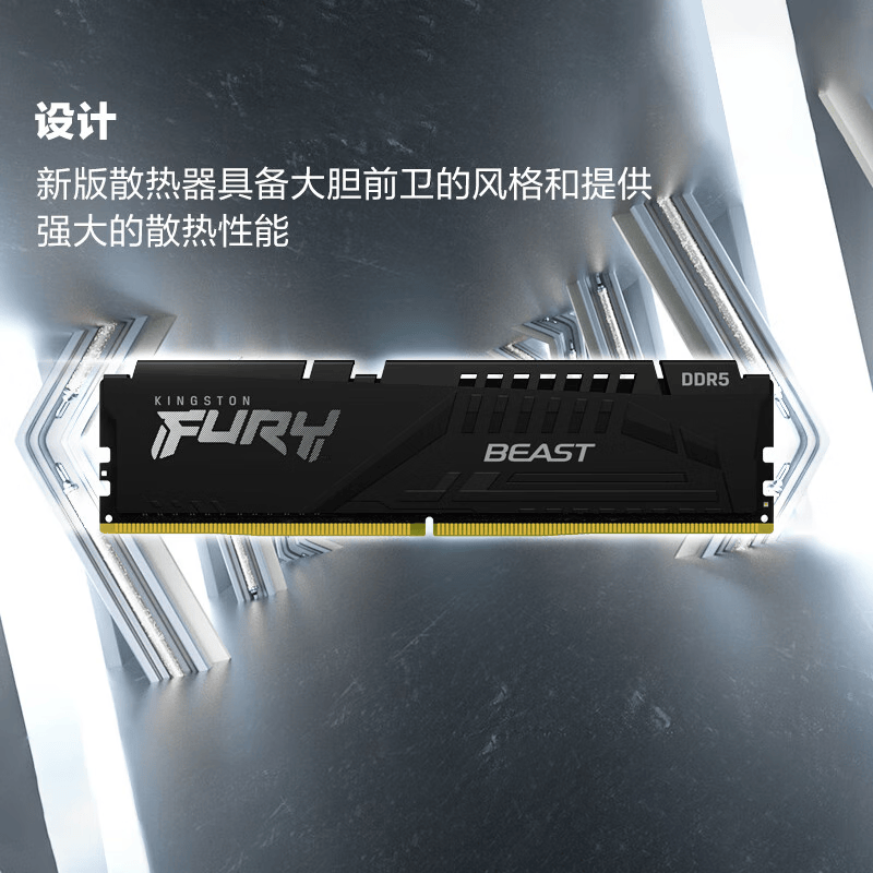金士顿(Kingston)16GB DDR5 6000 台式机内存条 Beast野兽系列骇客神条高清大图