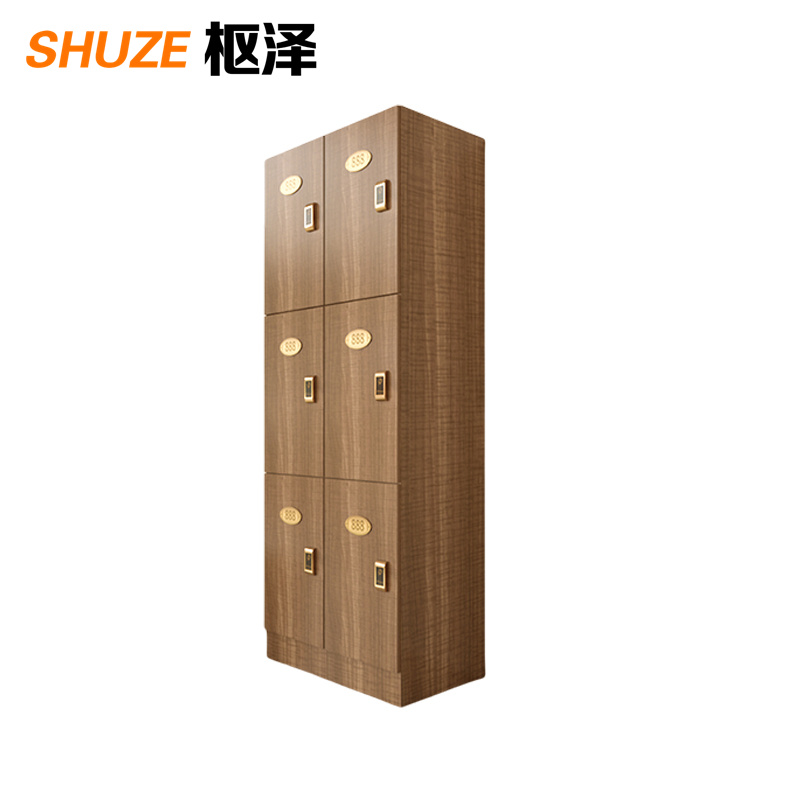 枢泽 感应锁衣柜 六门 台高清大图