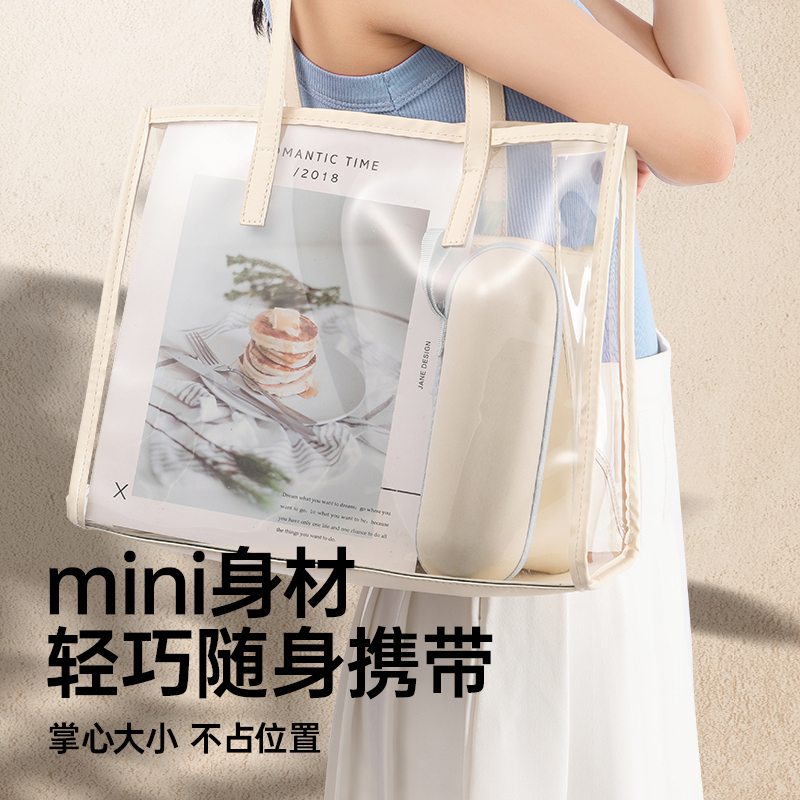 六折太阳透明伞女防晒防紫外线小巧便携遮阳伞晴雨两用迷你卡片口袋伞高清大图