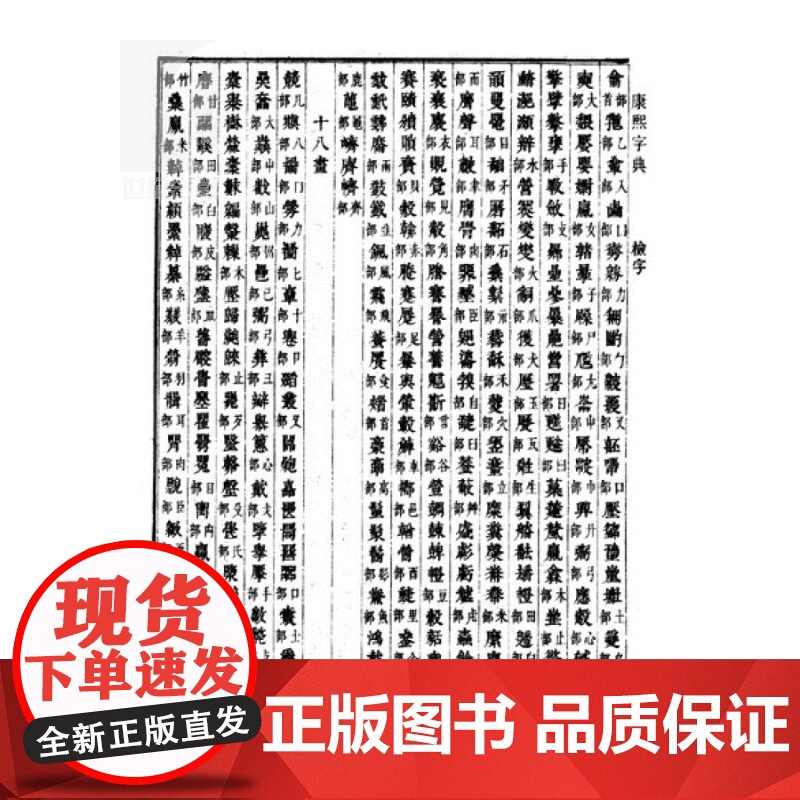 正版 康熙字典(精) [清]张玉书 中国一部以字典命名的汉字辞书 很长一个时期内是我国字数多的一部字典 上海书店 世纪出高清大图