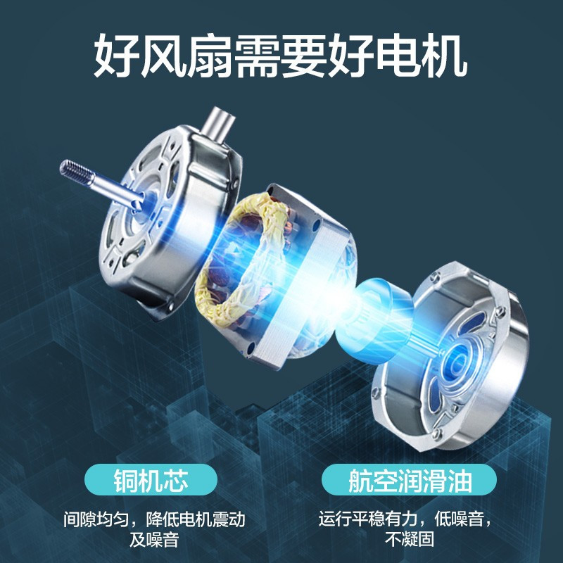 格力(GREE) 电风扇 FD-4012-WG 机械落地扇智能2小时定时3档风速全铜电机节能低音升降扇立式电扇台式 台扇高清大图