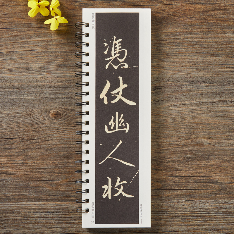 赵孟頫梅花诗字卡 [正版]元赵孟頫梅花诗行书毛笔书法字帖原大加放大赵孟俯经典碑帖临摹字卡全文初学者成人入门练习近距离临帖高清大图