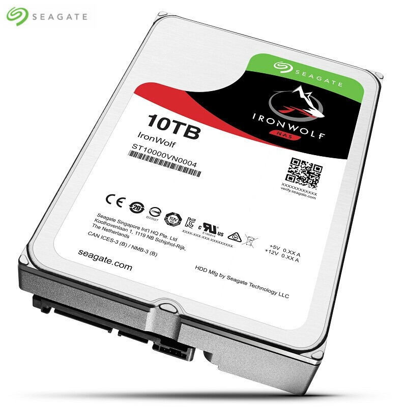希捷 (SEAGATE) 酷狼系列 10TB 7200转 256M 台式组装机企业NAS监控机械硬盘