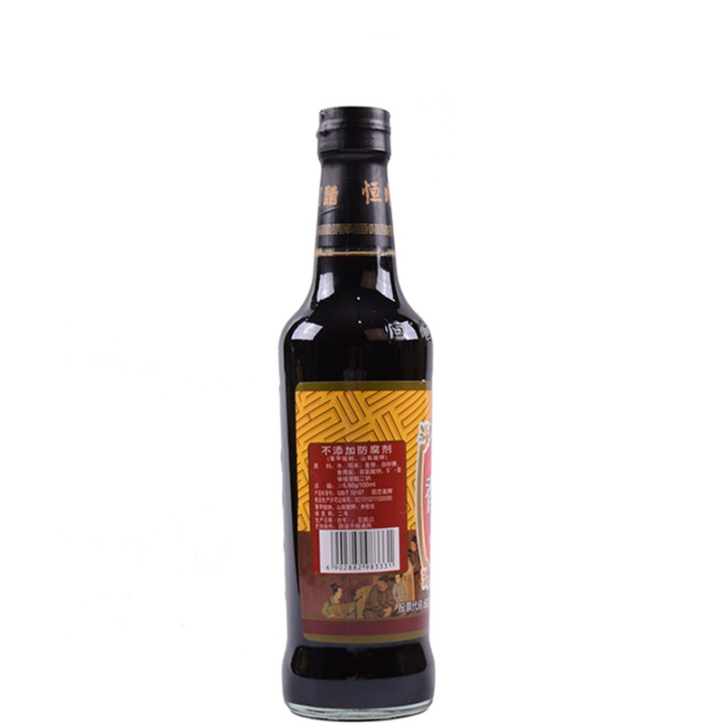 恒顺香醋王500ml 固态发酵 炒菜蘸料调味