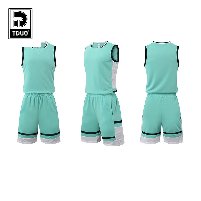 Tduo篮球服 V8 套 浅绿 XXXS