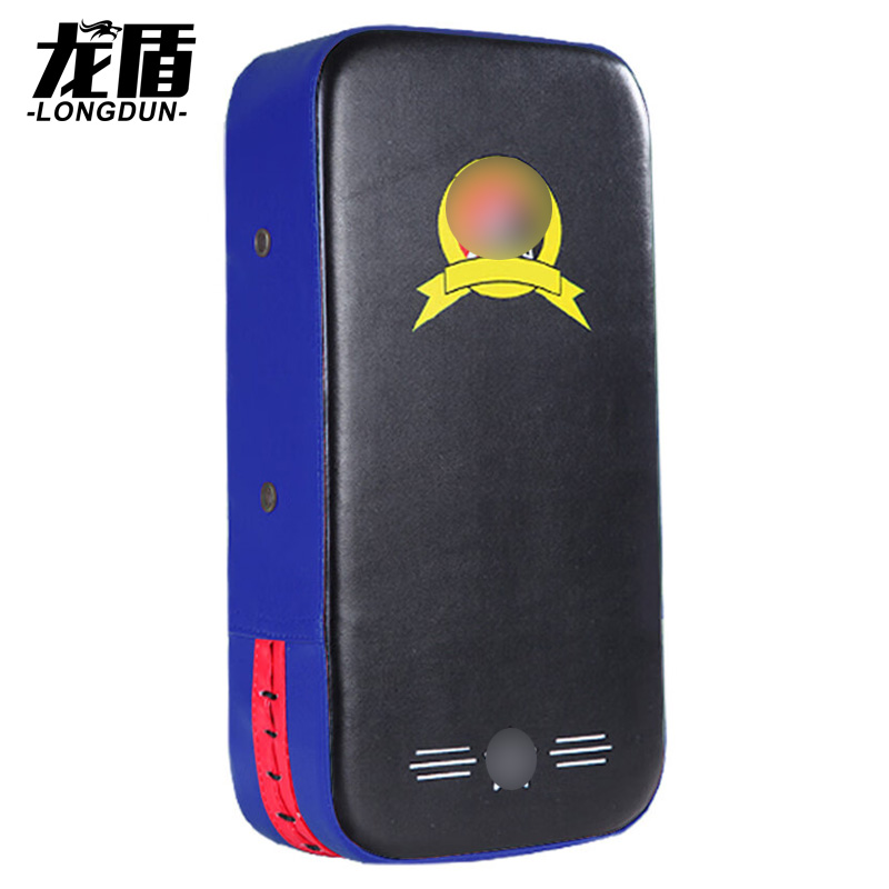 龙盾拳击脚靶手靶跆拳道脚靶 武术搏击泰拳散打训练护具 黑蓝