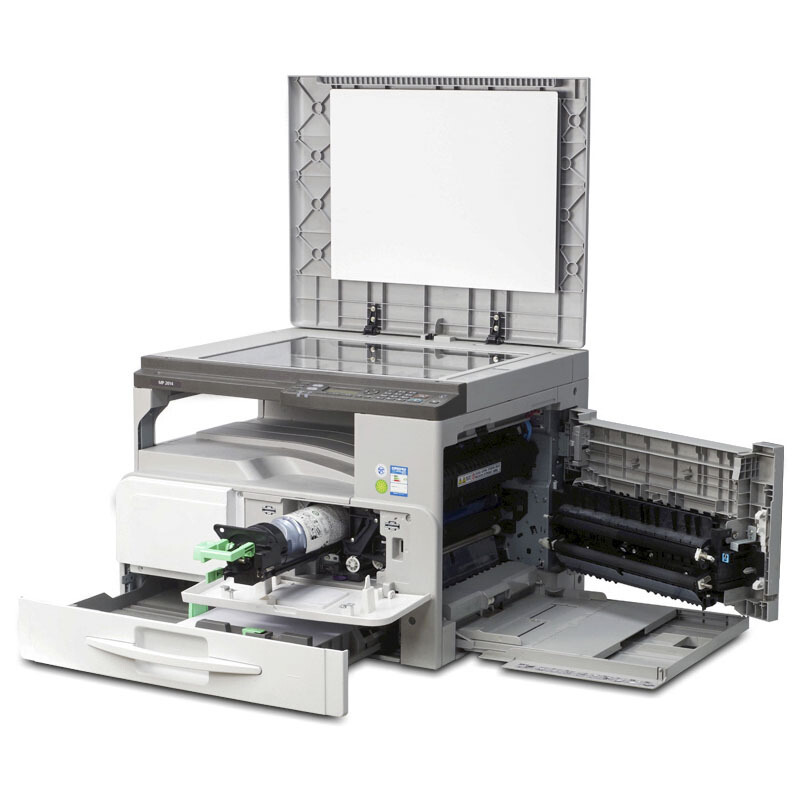 理光(Ricoh)MP 2014AD黑白数码复合机A3/A4双面打印复印扫描三合一复印机(标配+输稿器+双纸盒)
