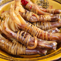 【中华特色】六安馆 牧鹅特色风干鸭脚包20个 安徽特色水阳三宝腊鸭掌鸭爪鸭脚