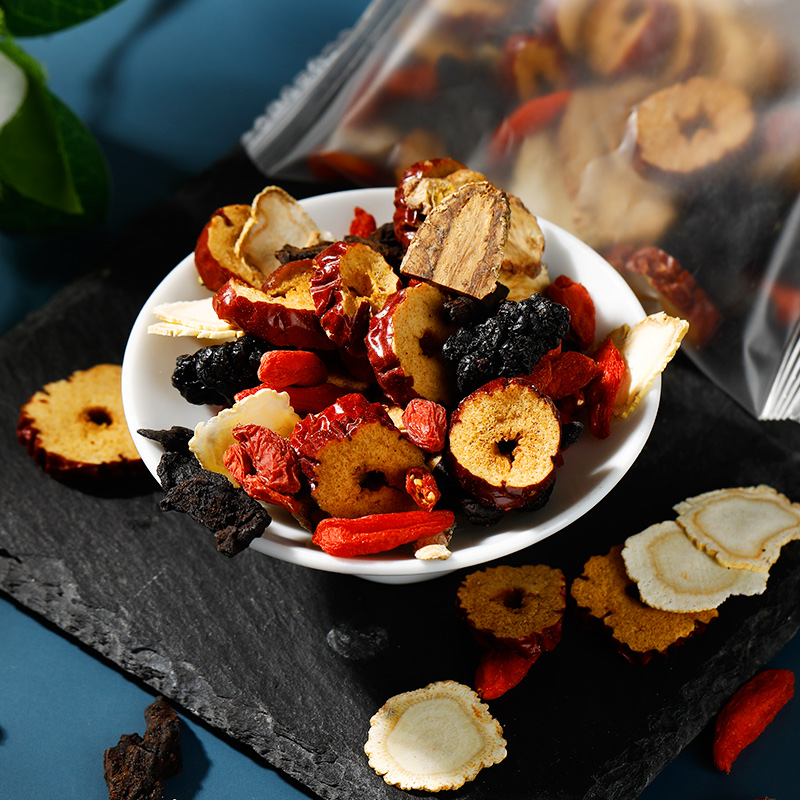 买一发三五宝茶180g男人茶人参红枣枸杞玛卡八宝茶养生花茶老公八宝茶组合高清大图