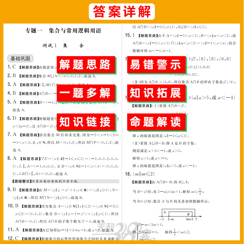 [套装3科]语数英 必修第一册 [正版]2024版对接新高考单元专题测试卷语文数学英语物理化学生物政治历史地理高一必修高高清大图