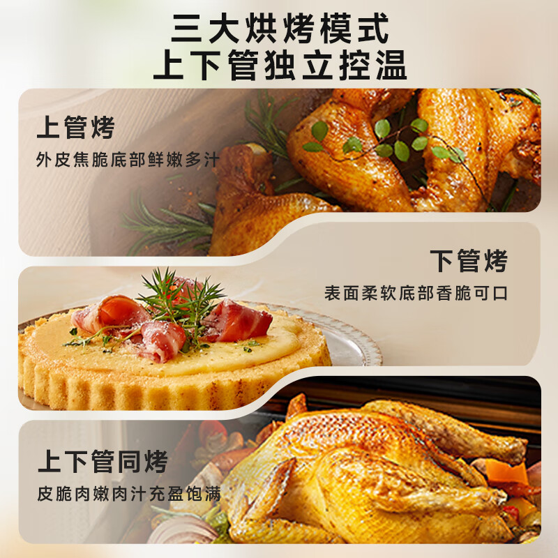 小熊(Bear)电烤箱 家用多功能 迷你容量S型发热管 定时控温旋钮操控 免预热小型烤箱高清大图