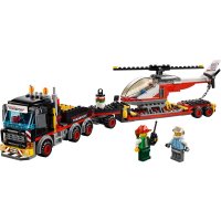 乐高(LEGO)城市系列 重型直升机运输车 60183 5-12岁 310颗 积木玩具塑料 200块以上