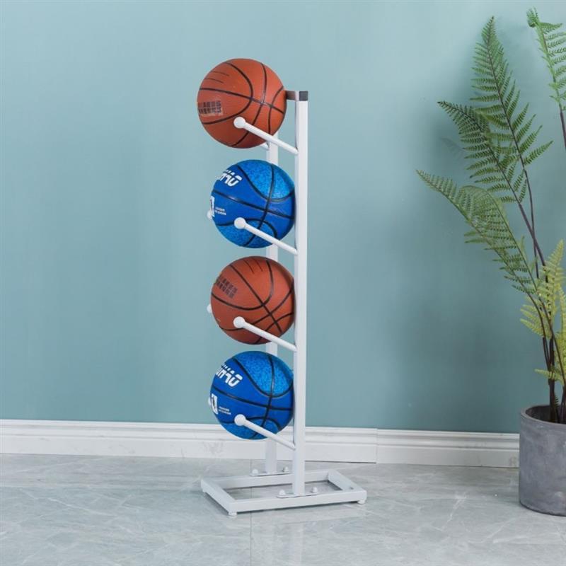 欧式多层球架铁艺立式篮球架简约放球架足球摆放架羽毛球收纳架