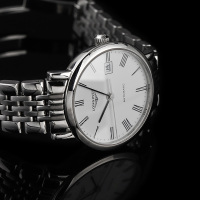 LONGINES 浪琴 瑞士品牌 博雅系列 商务时尚机械女表 L4.310.4.11.6