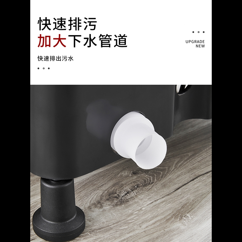 拖把池阳台洗拖布池厕所卫生间藤印象大号洗地盆家用落地式接水槽墩布池