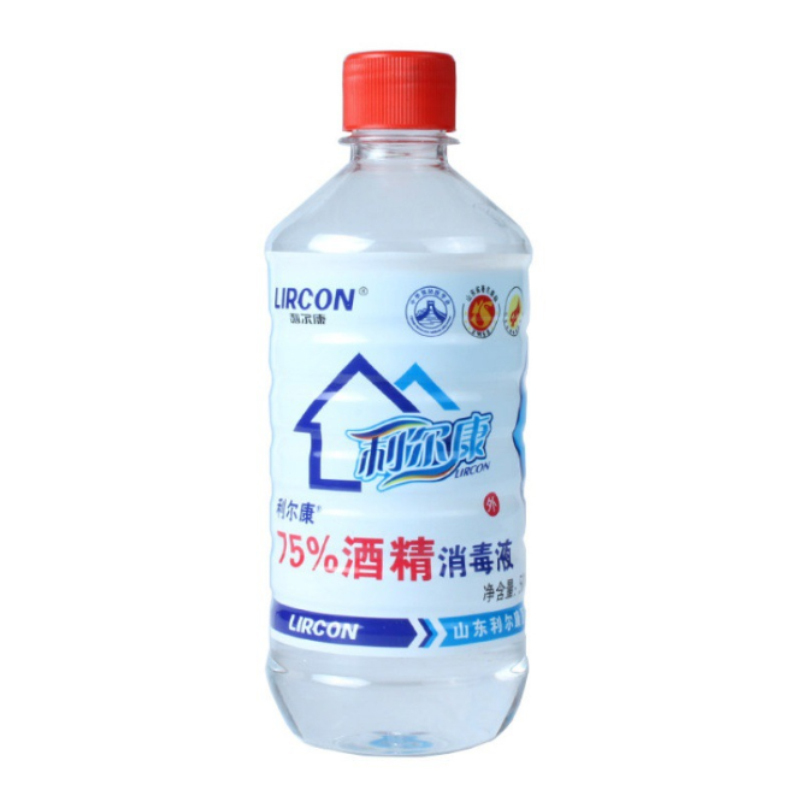 75度消毒酒精500ml一箱30瓶箱