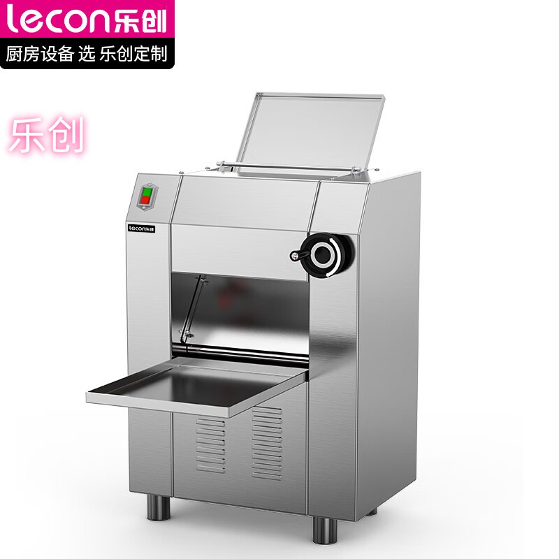 乐创(lecon)电动压面机电动大型擀面机食堂揉面压皮机350kg/hLC-J-YP350高清大图