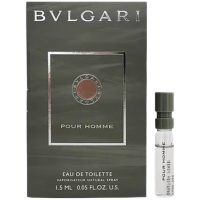 宝格丽(BVLGARI)大吉岭茶男士浓香水1.5ml小样 1支 温暖 木质男友香 原装试香1.5ml